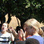 Our Team Getting Their Groove On, Learning Some Zambian Dance Steps. One Beth MacLean In Particular Was Getting Into It.